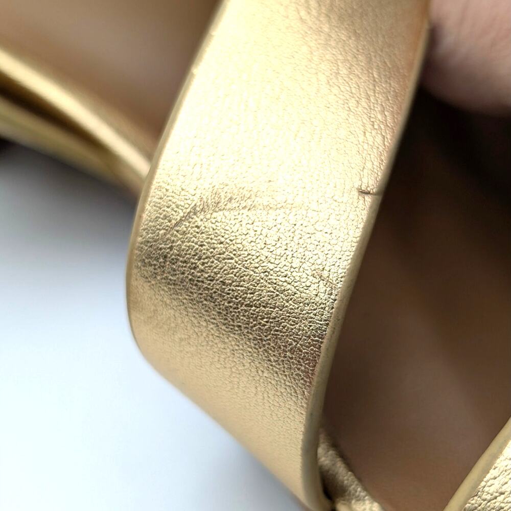 Naturalizer Meesha Strappy Sandals Open Toe Women's Gold Size US6.5M EU36.5 - Picture 6 of 10